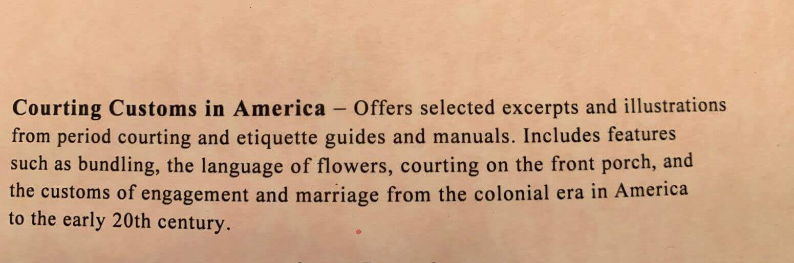 Courting Customs in America - Image 2