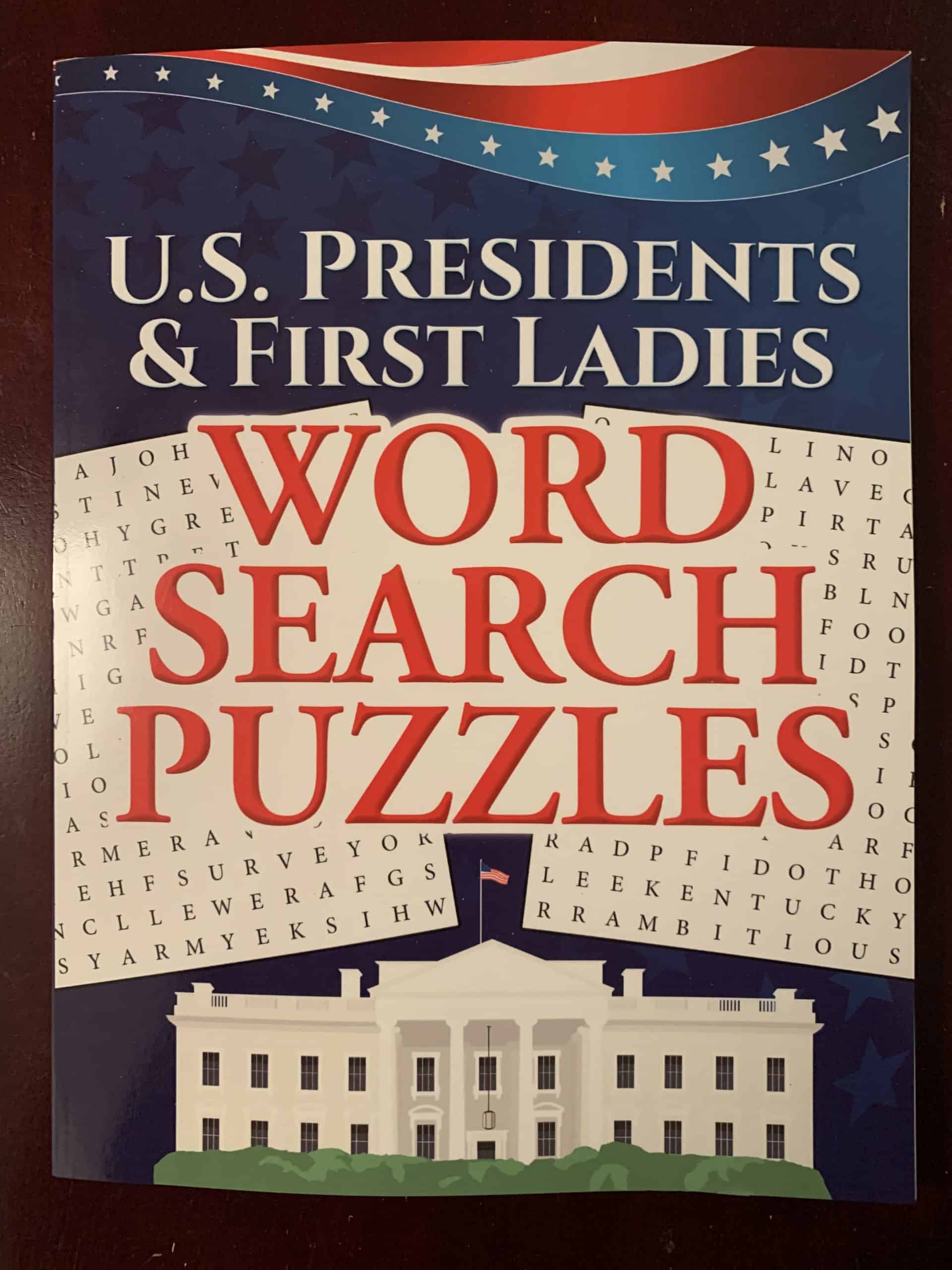 U.S. Presidents and First Ladies Word Search Puzzles
