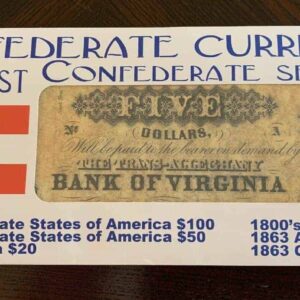 Civil War Parchment Currency Sets