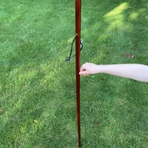 Heartfelt History Classic Wooden Walking Stick (WS-325)