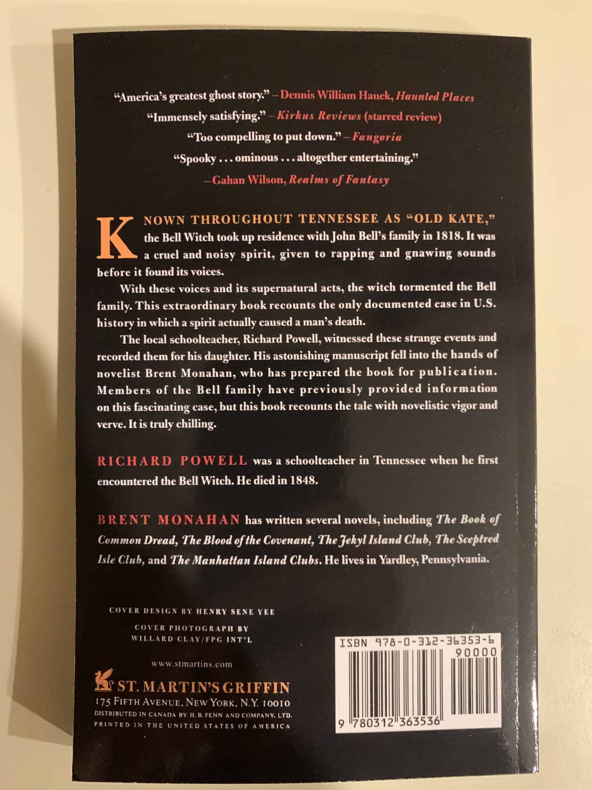 An American Haunting The Bell Witch by Brent Monahan - Image 2