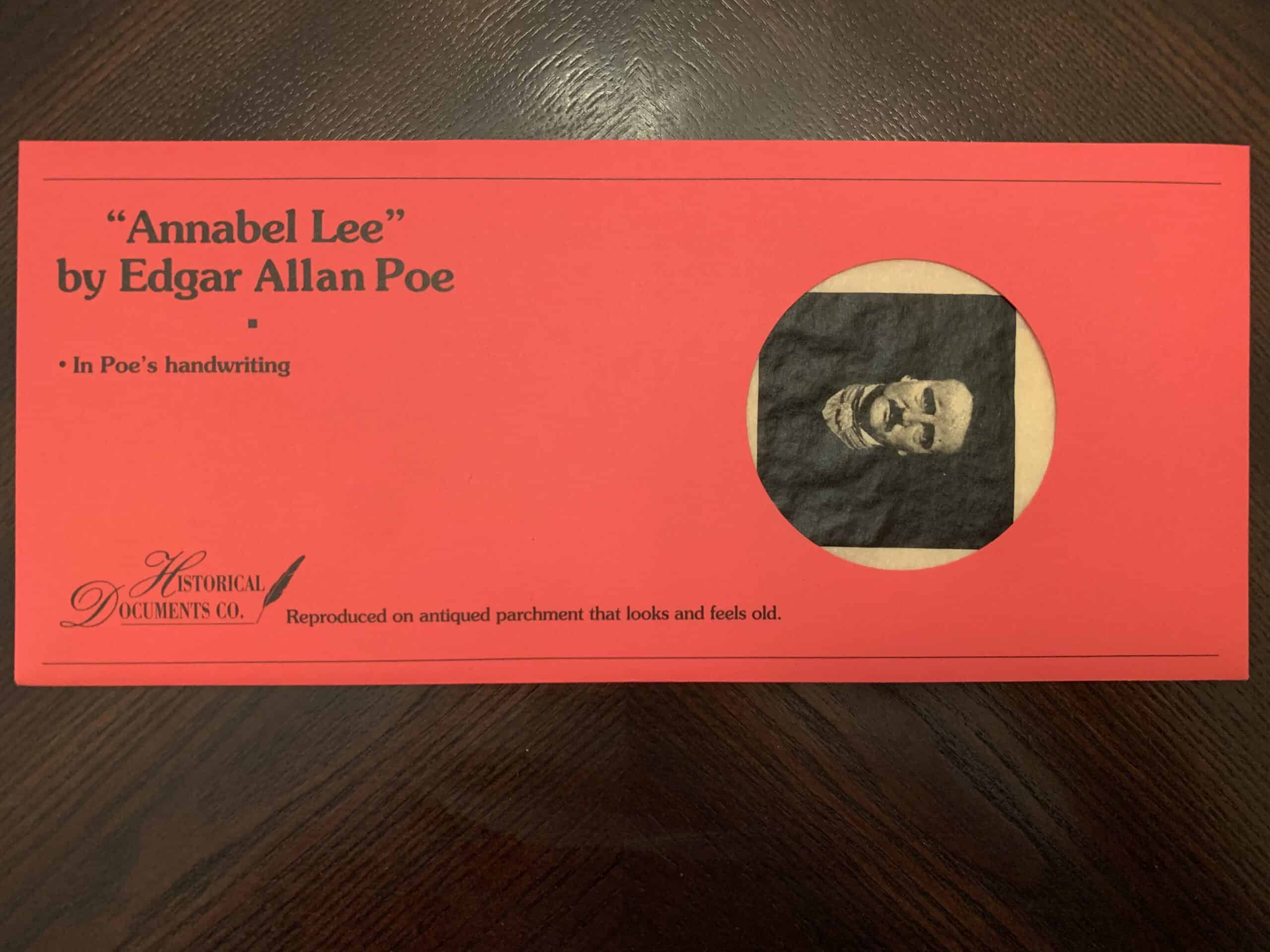 "Annabel Lee" by Edgar Allan Poe