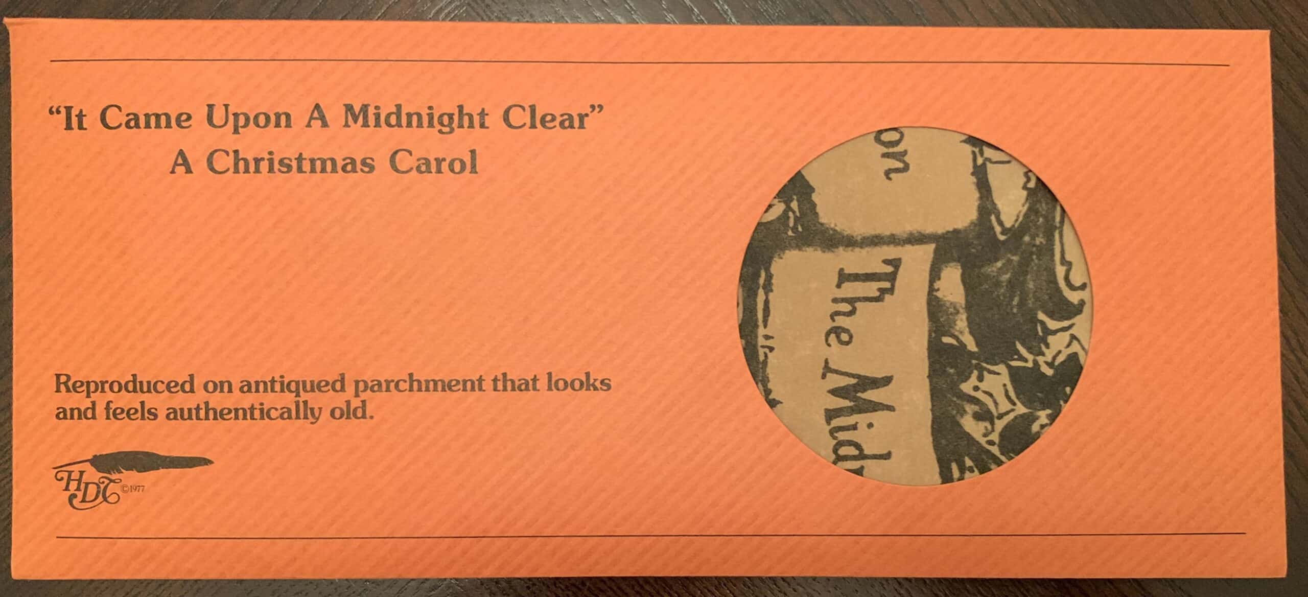 It Came Upon a Midnight Clear