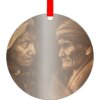 Red Cloud & Geronimo Christmas Ornament