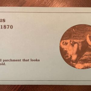 Santa Claus Harper's Weekly - 1870 parchment replica