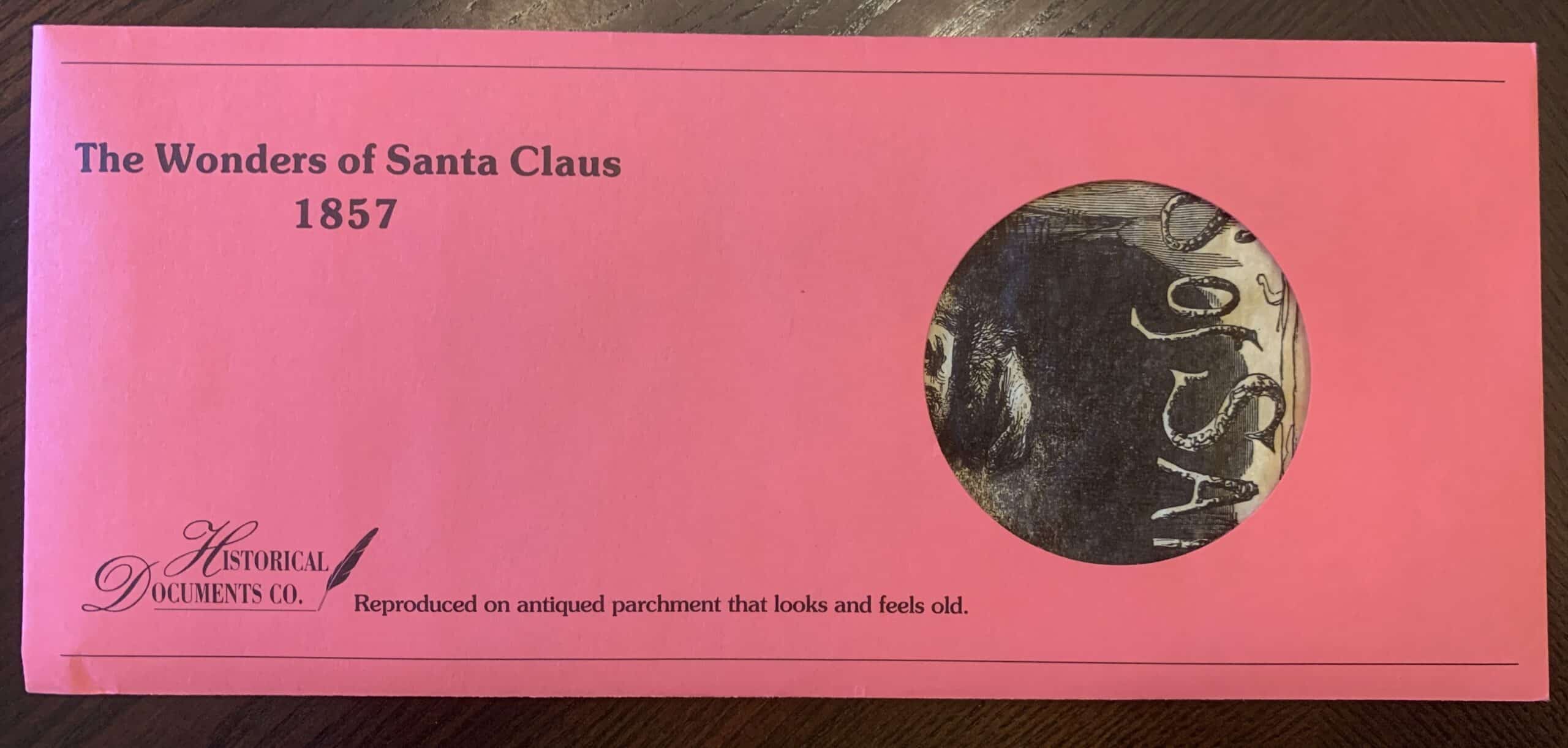 The Wonders of Santa Claus - 1857 parchment replica