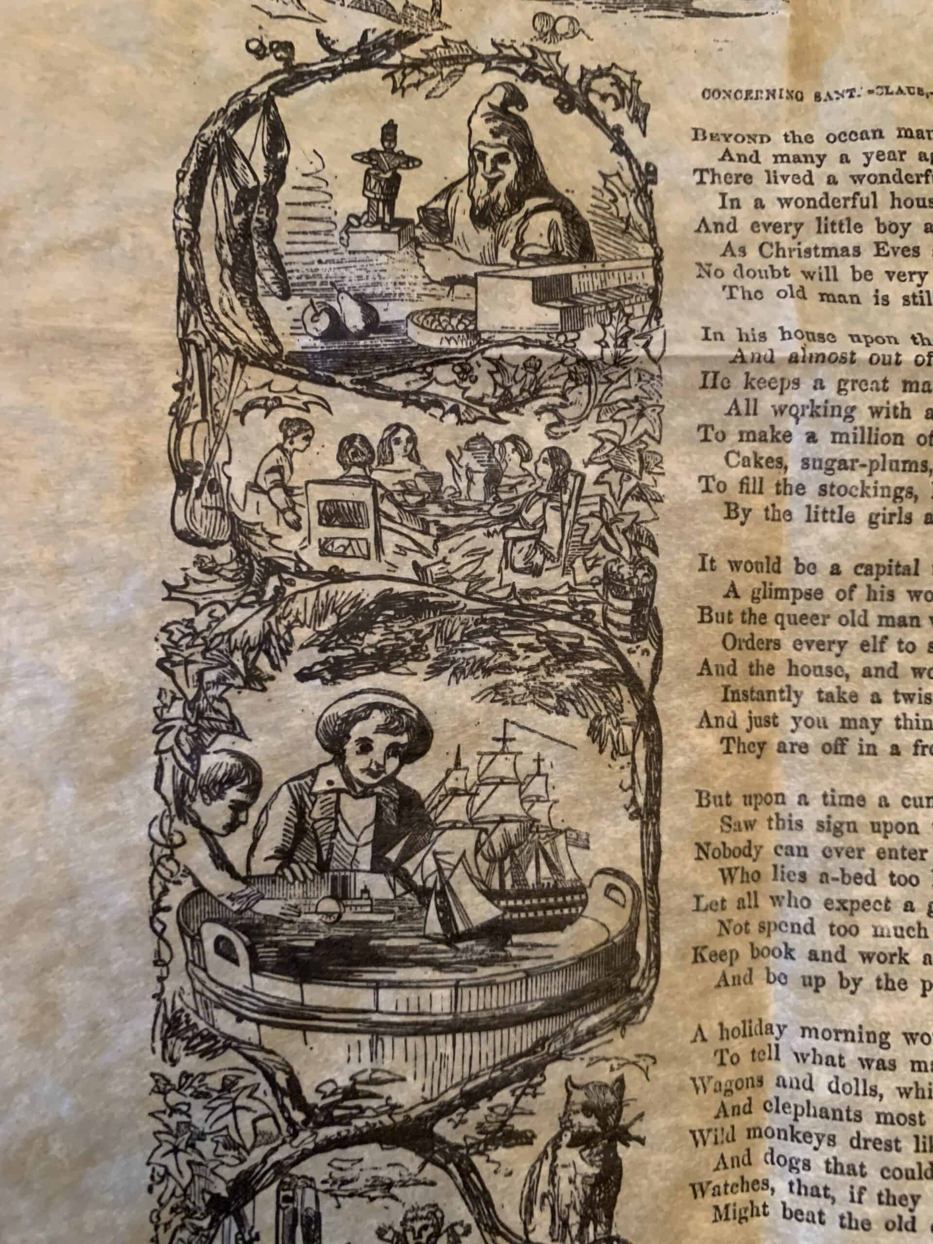 The Wonders of Santa Claus - 1857 parchment replica - Image 3
