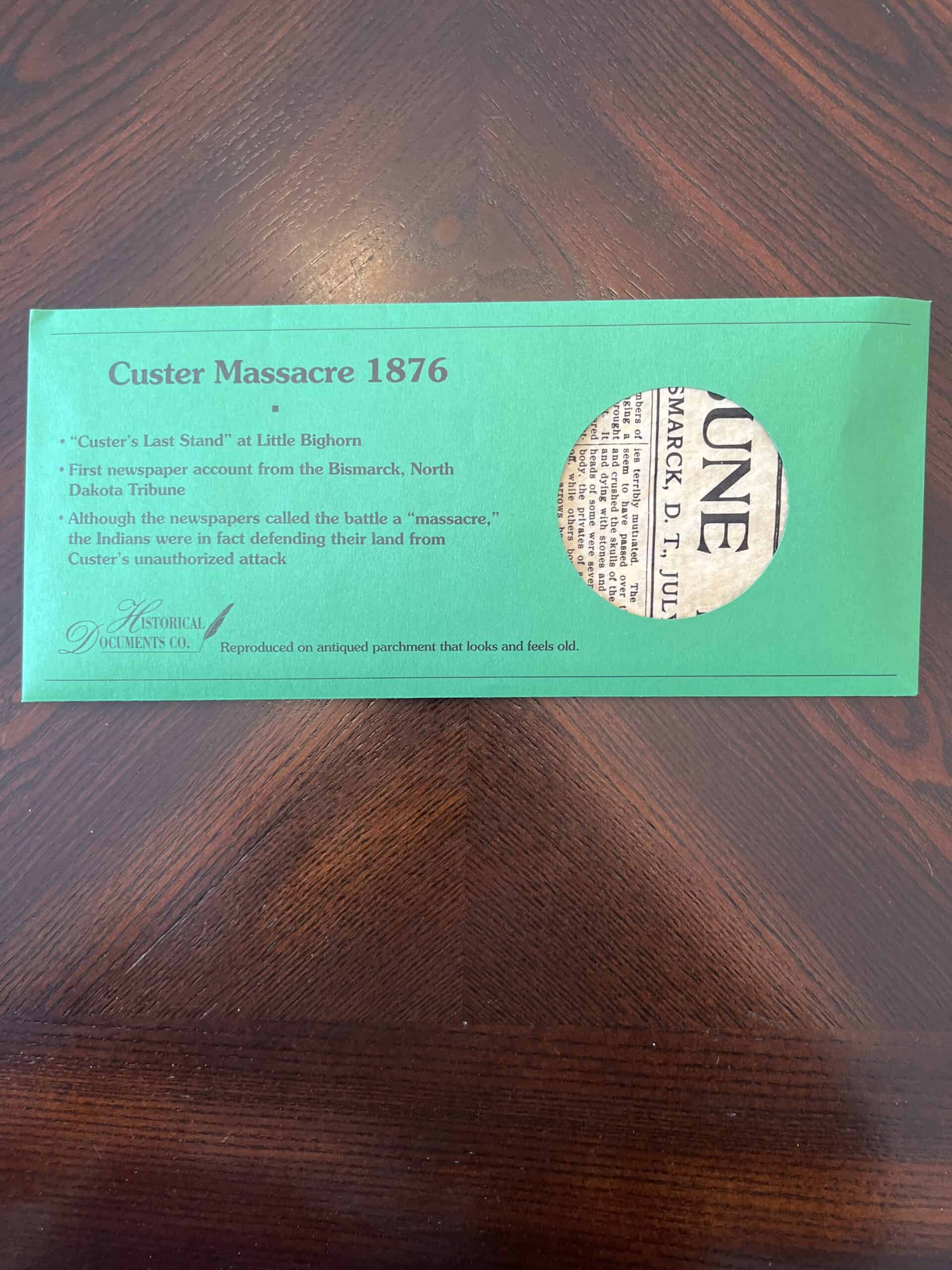 First account of the Custer Massacre 1876 - Image 2