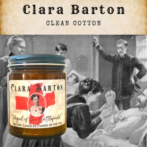 Clara Barton History Candle