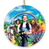 Colorful and Classic Wizard of Oz Christmas Ornament