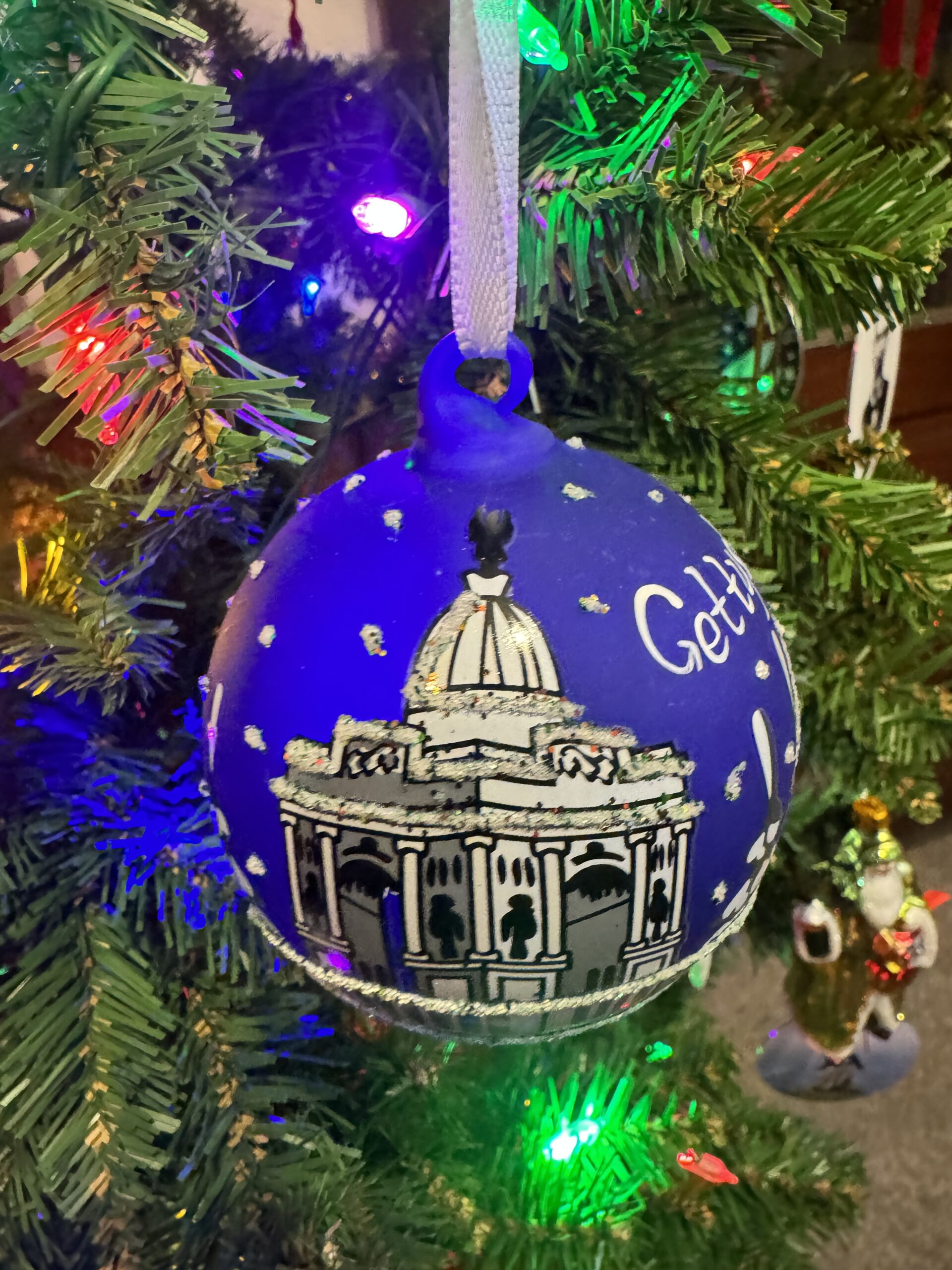 Gettysburg Monument Christmas Ornament