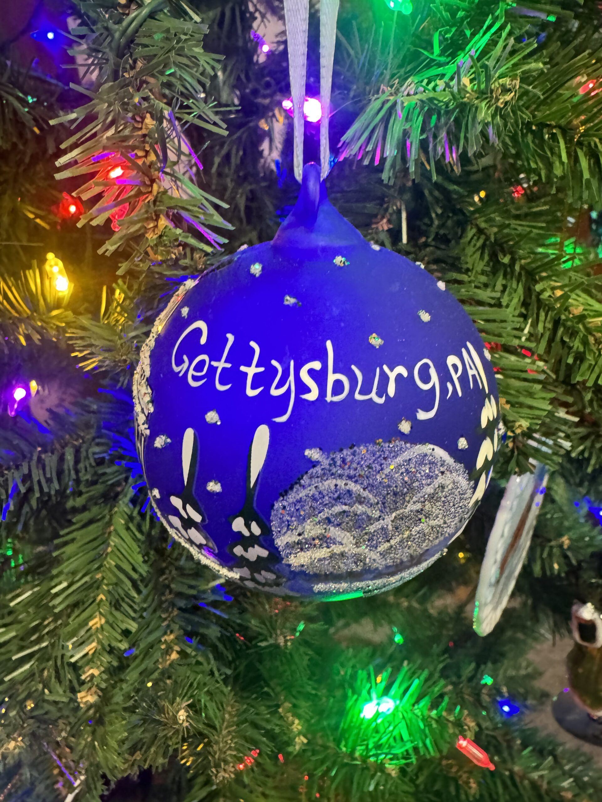 Gettysburg Monument Christmas Ornament - Image 2
