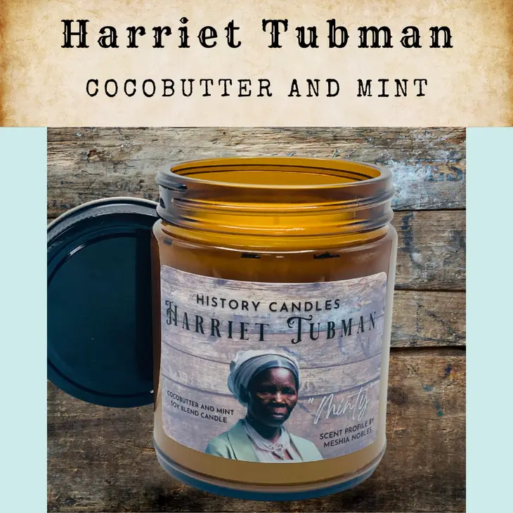 Harriet Tubman History Candle
