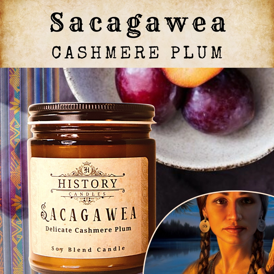 Sacagawea History Candle