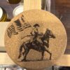 Colonial Soldier Cork Coaster