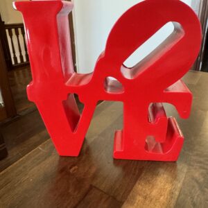 LOVE statue figurine - 6"