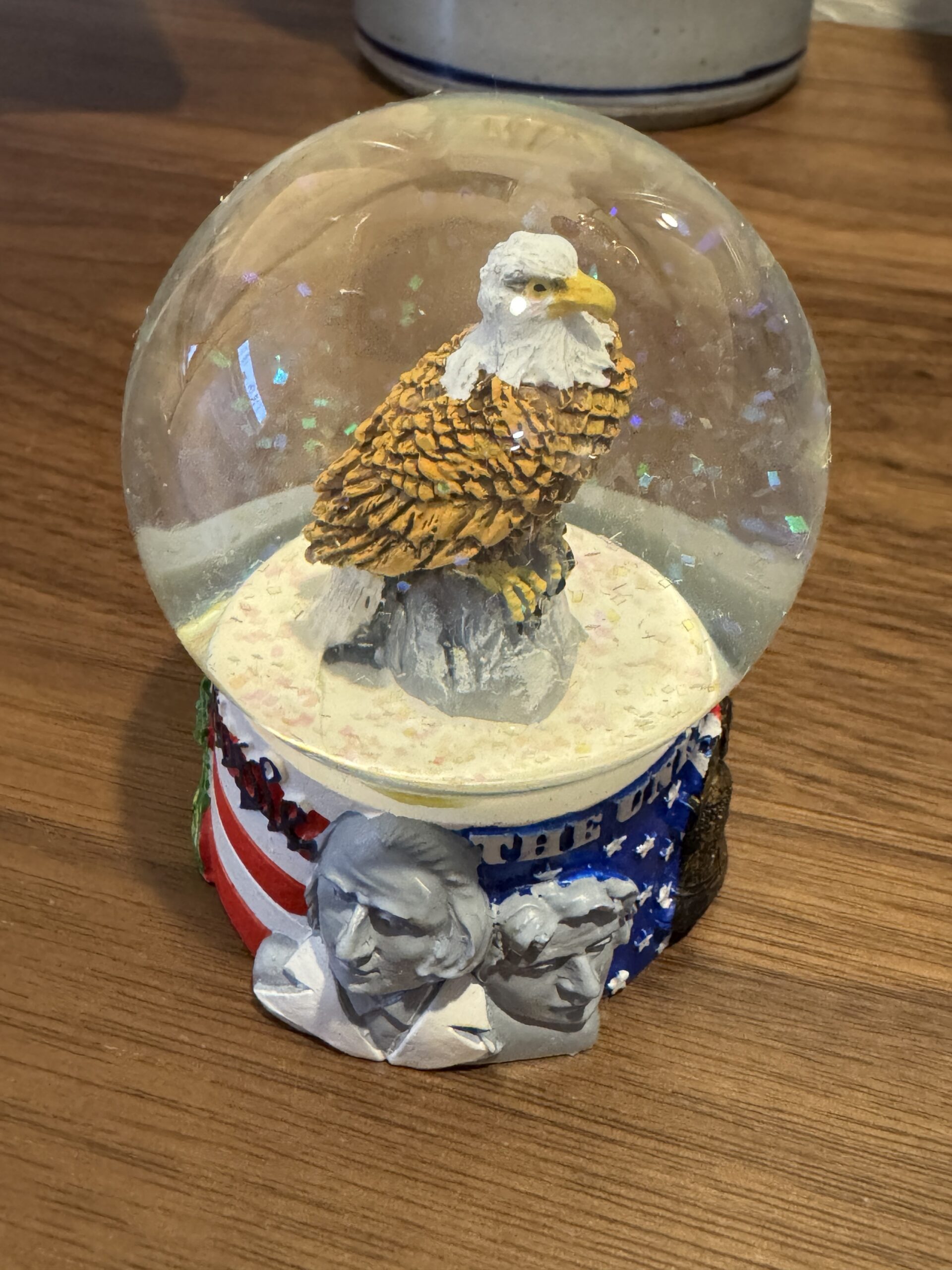 U.S. Flag with Bald Eagle - Waterball - Image 4