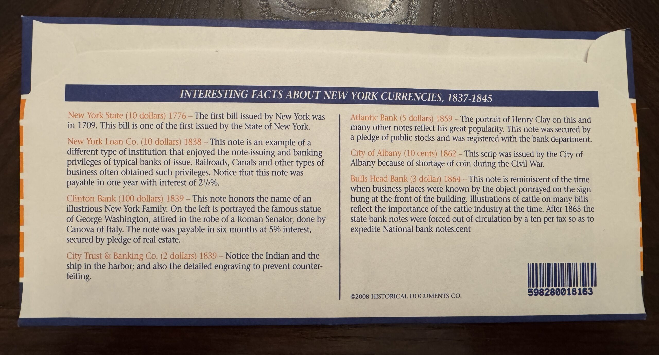 New York Banknotes Set - Image 3