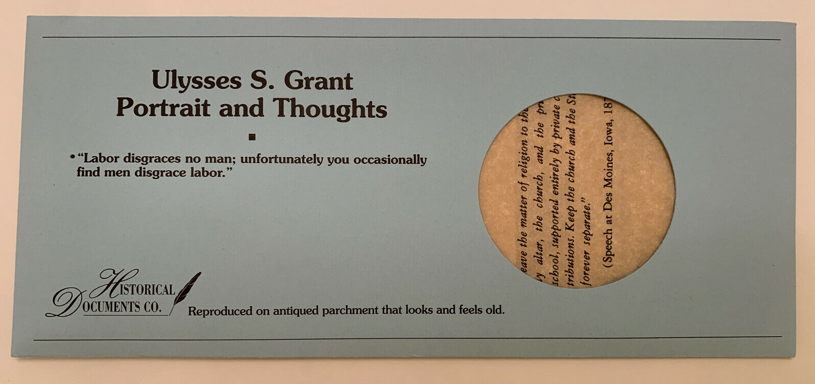 Ulysses S. Grant - Portrait & Thoughts - Image 2