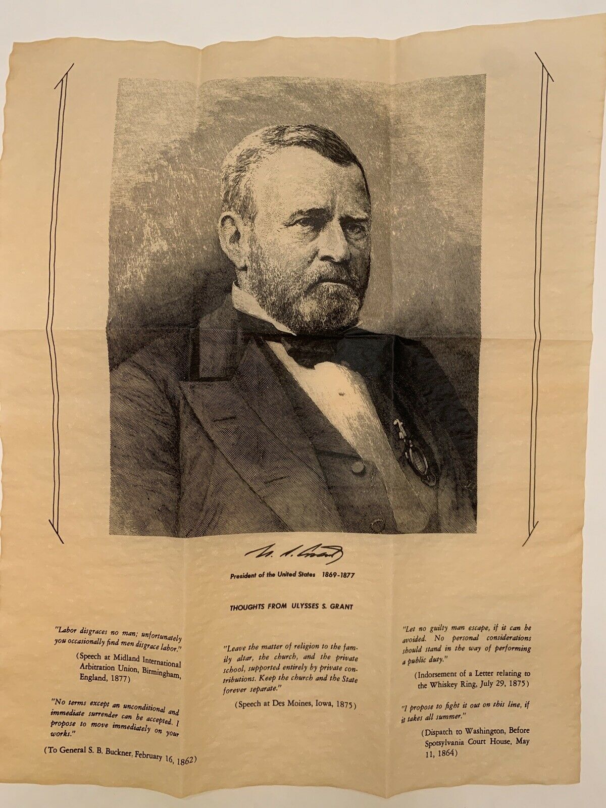 Ulysses S. Grant - Portrait & Thoughts - Image 3