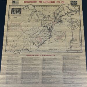Revolutionary War Battlefields (1775-1781) Poster Size