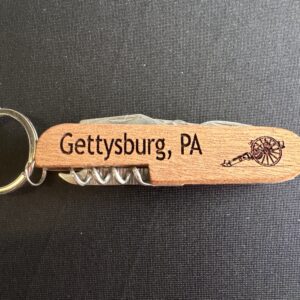 Gettysburg Wooden Pocket Knife