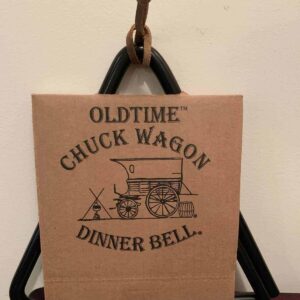 Old Time Chuck Wagon Dinner Bell - 12 inches