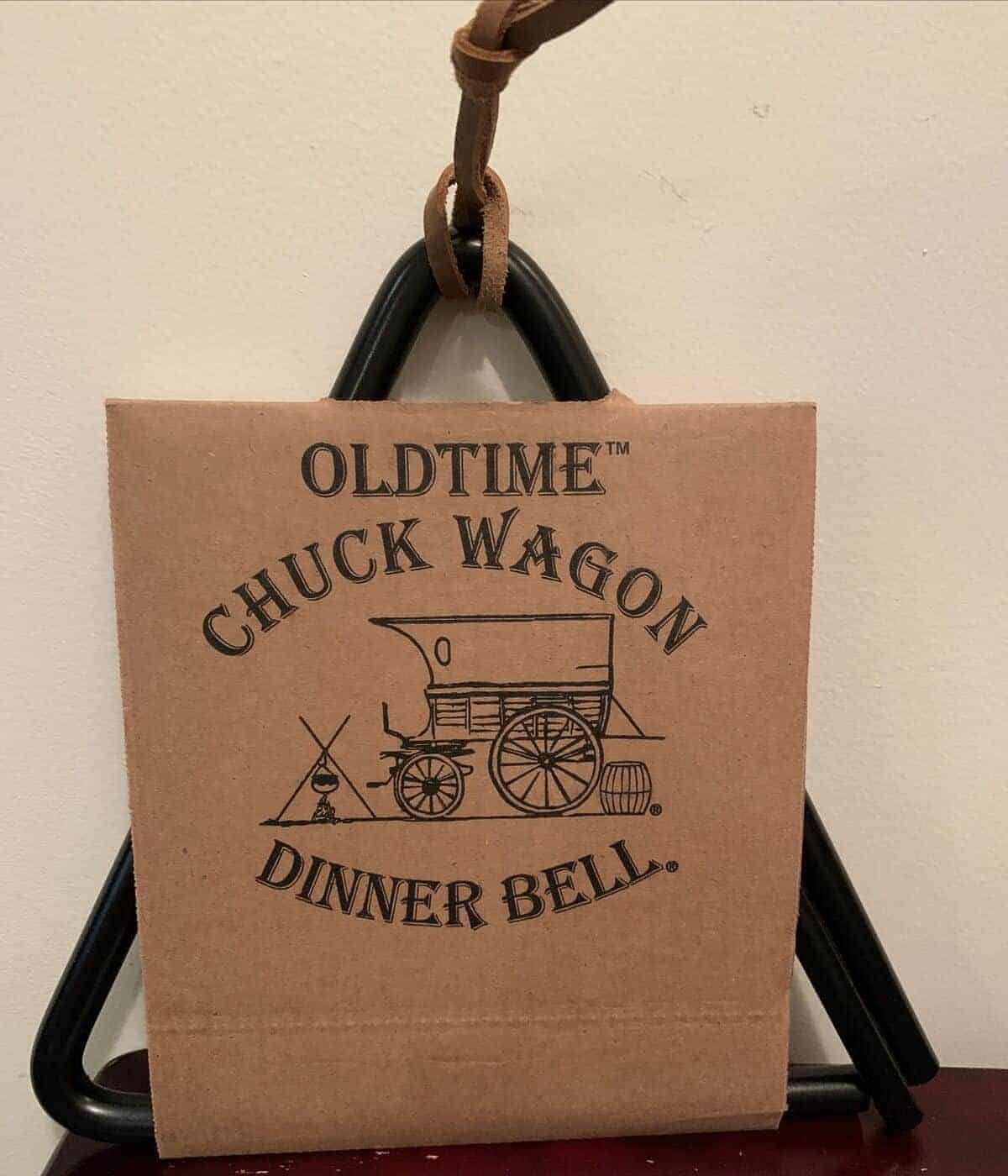 Old Time Chuck Wagon Dinner Bell - 12 inches