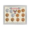 Patriotic Pennies Collection In Sealed Acrylic Display Case