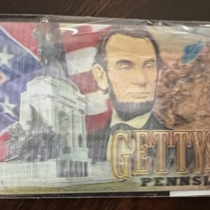 Lincoln/Lee Gettysburg lenticular bookmark