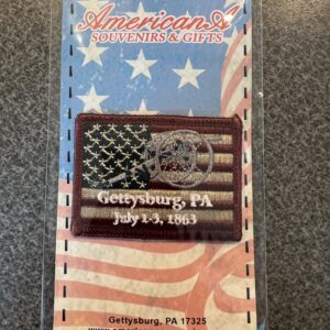Gettysburg Rustic Flag Patch