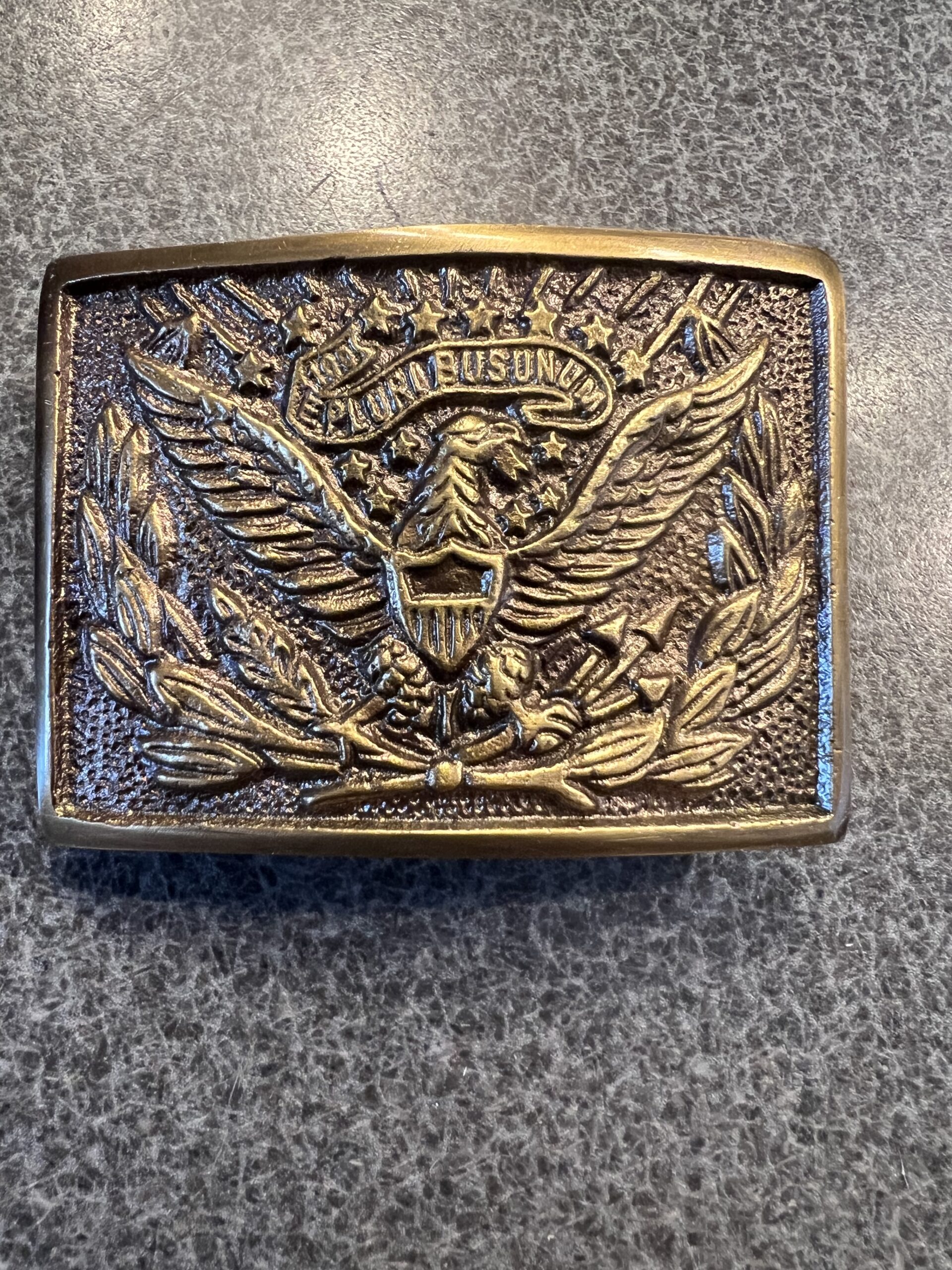 2-3/4" U.S. Eagle Officers Belt Buckle (replica)