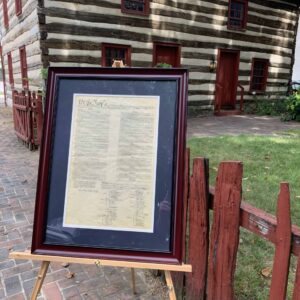 The United States Constitution (replica) in an Elegant Frame