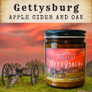 Gettysburg History Candle