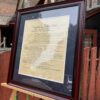 The Bill of Rights (replica) in an Elegant Frame