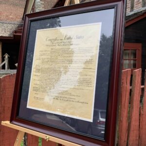 The Bill of Rights (replica) in an Elegant Frame