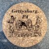 Gettysburg PA Cork Coaster