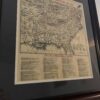 Chronological Map of Civil War Battlefields in an Elegant Frame