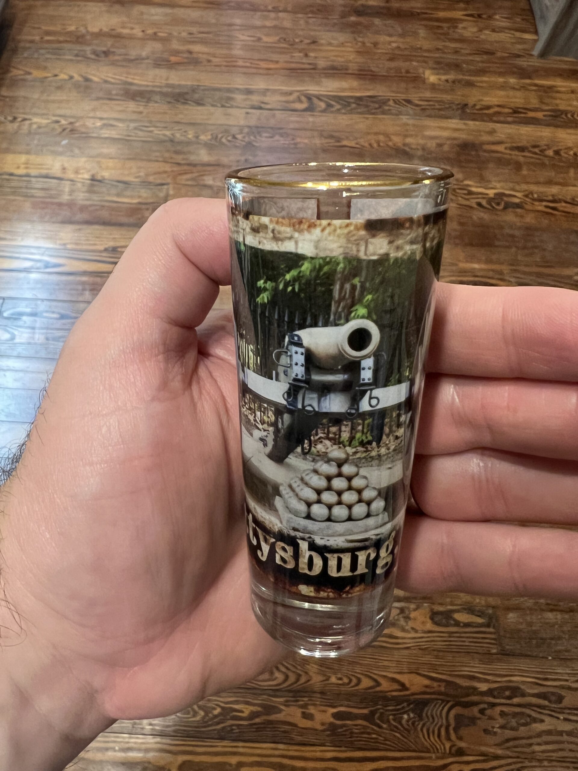 Gettysburg Cannon Brick Wall Shooter