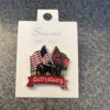 Gettysburg Cannon & Flags Lapel Pin