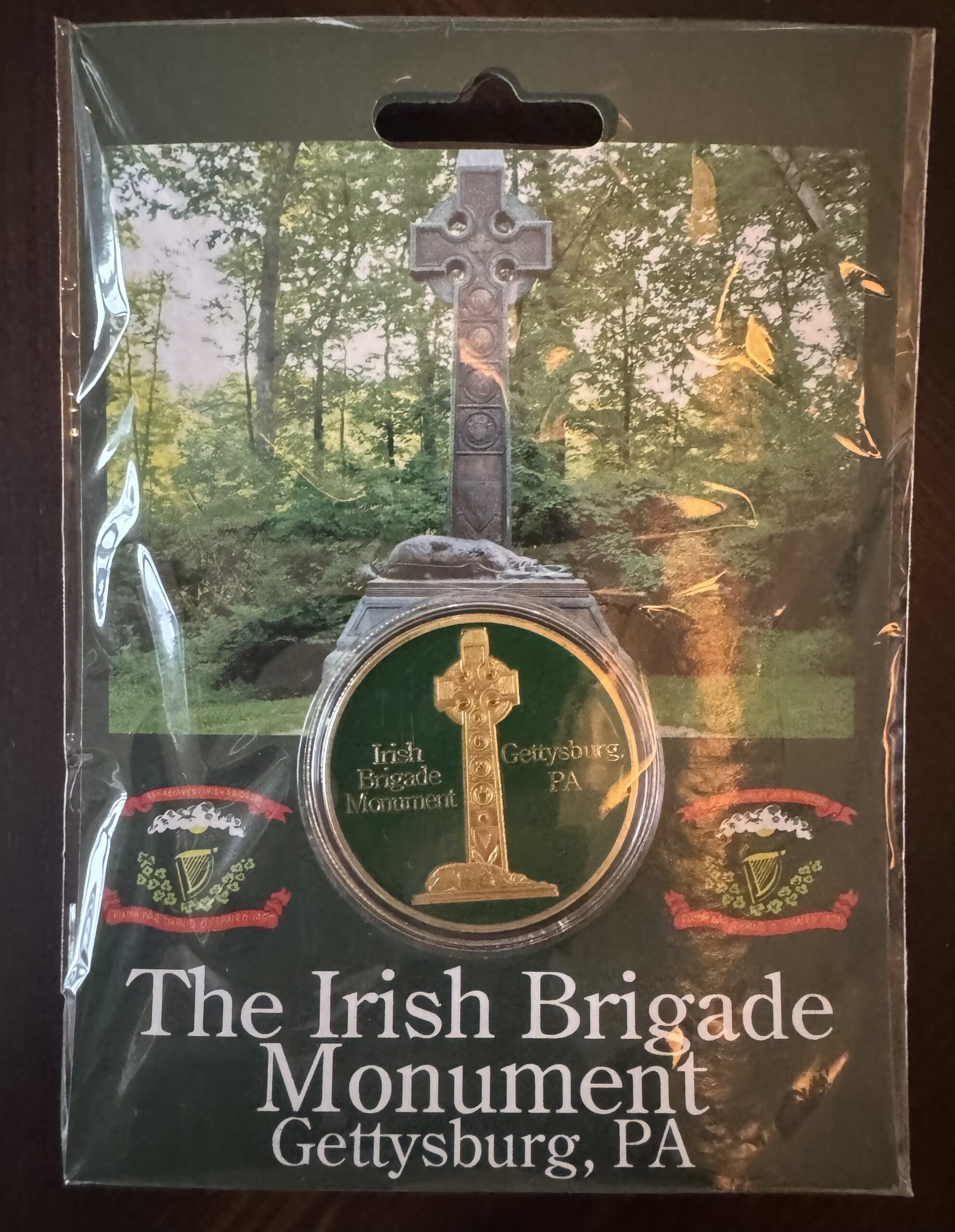 The Irish Brigade Monument at Gettysburg Coin