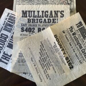 Civil War Document Set - Northern Edition Large Parchment replicas