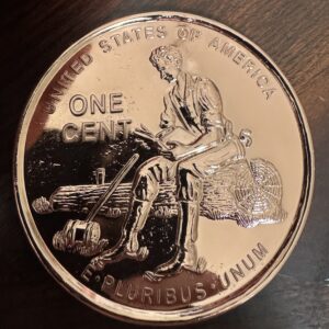 Lincoln Oversized Penny - Reading