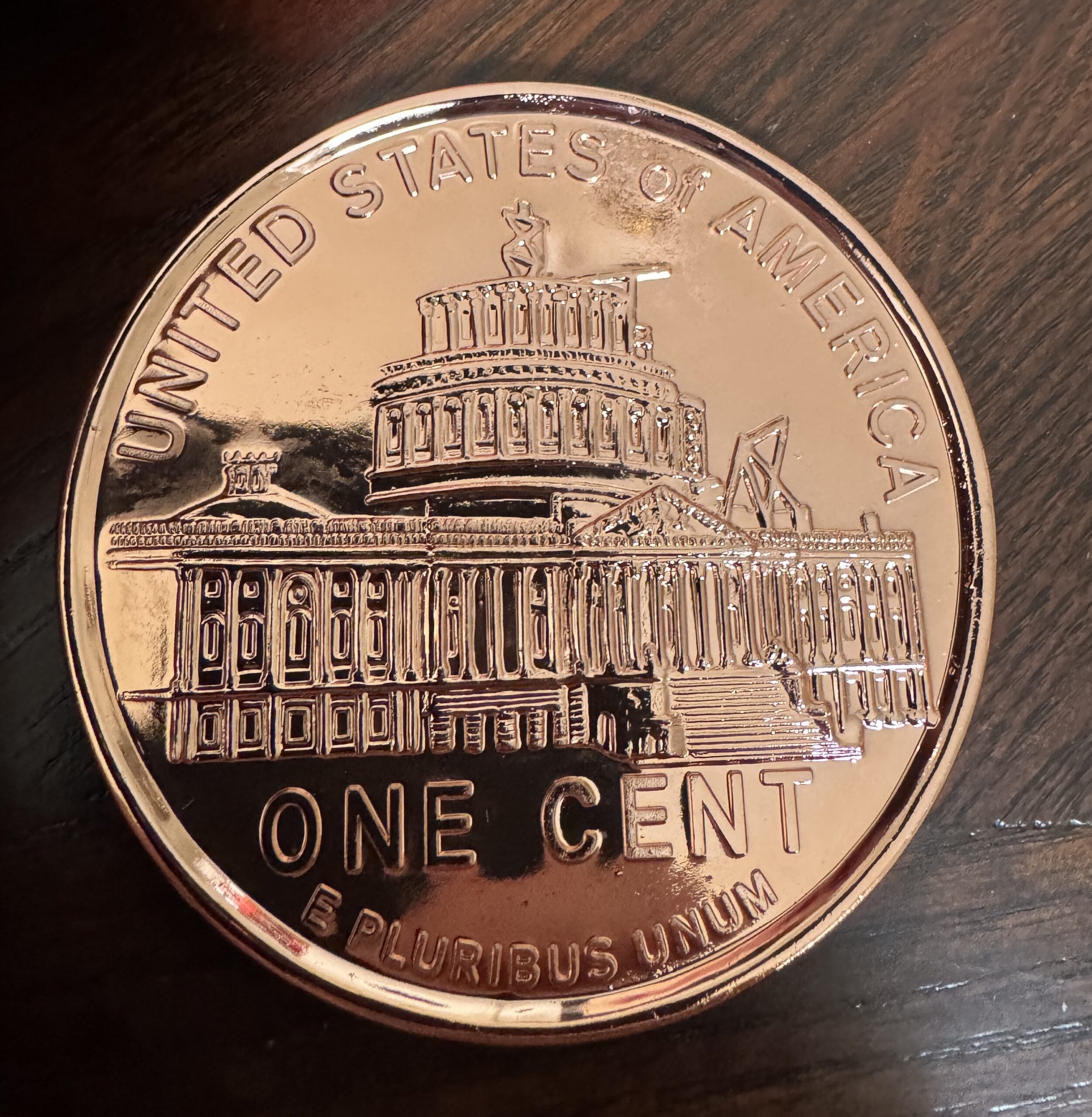 Lincoln Oversized Penny - US Capitol