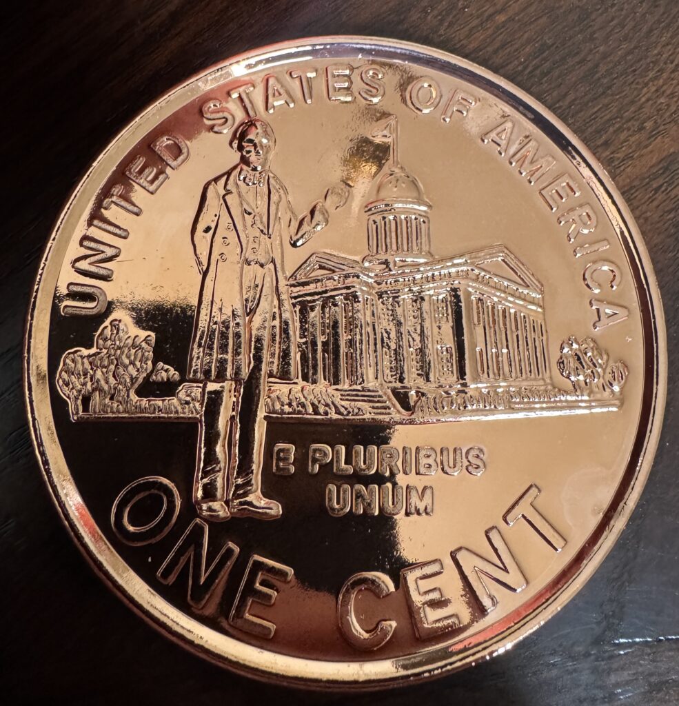 Lincoln Oversized Penny - Springfield