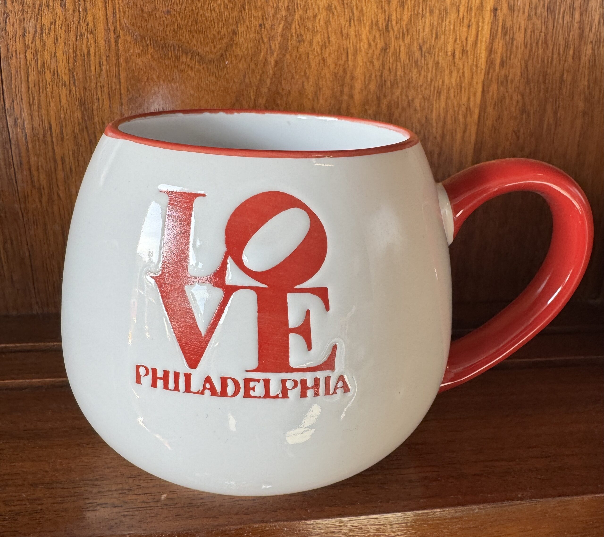 LOVE Philadelphia Belly Mug