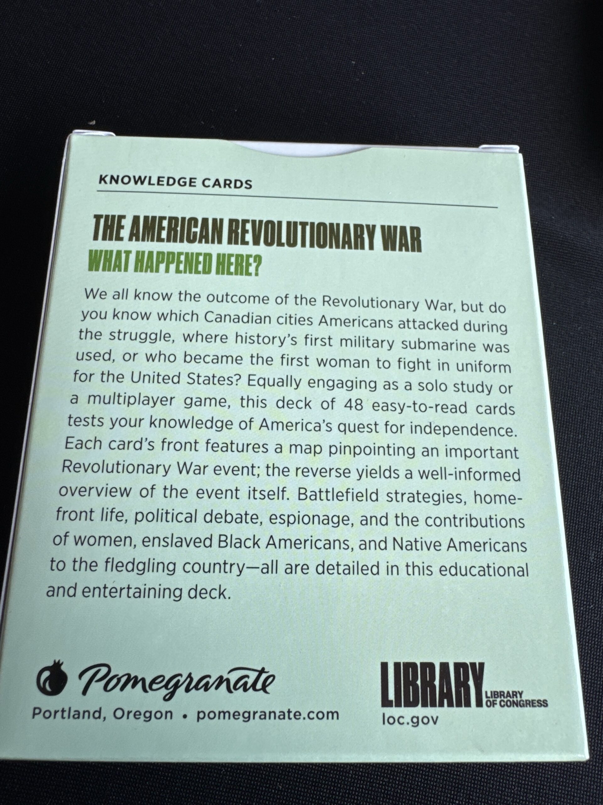 What Happened Here? American Revolutionary War Knowledge Cards - Image 2