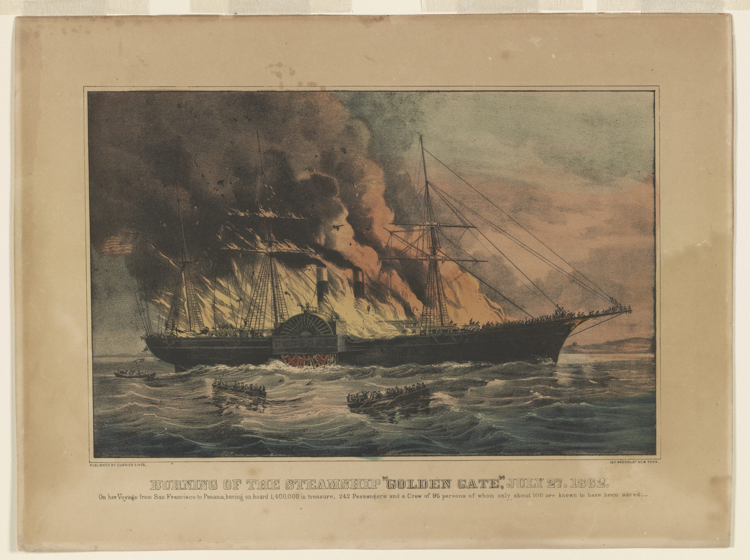 Tragedy off the Coast: The Burning of the SS Golden Gate