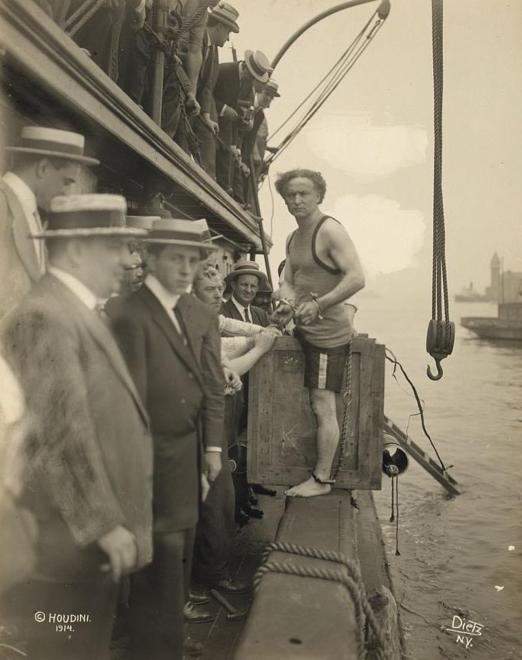 Harry Houdini's Crate Escape: The Hidden Latch of New York Harbor