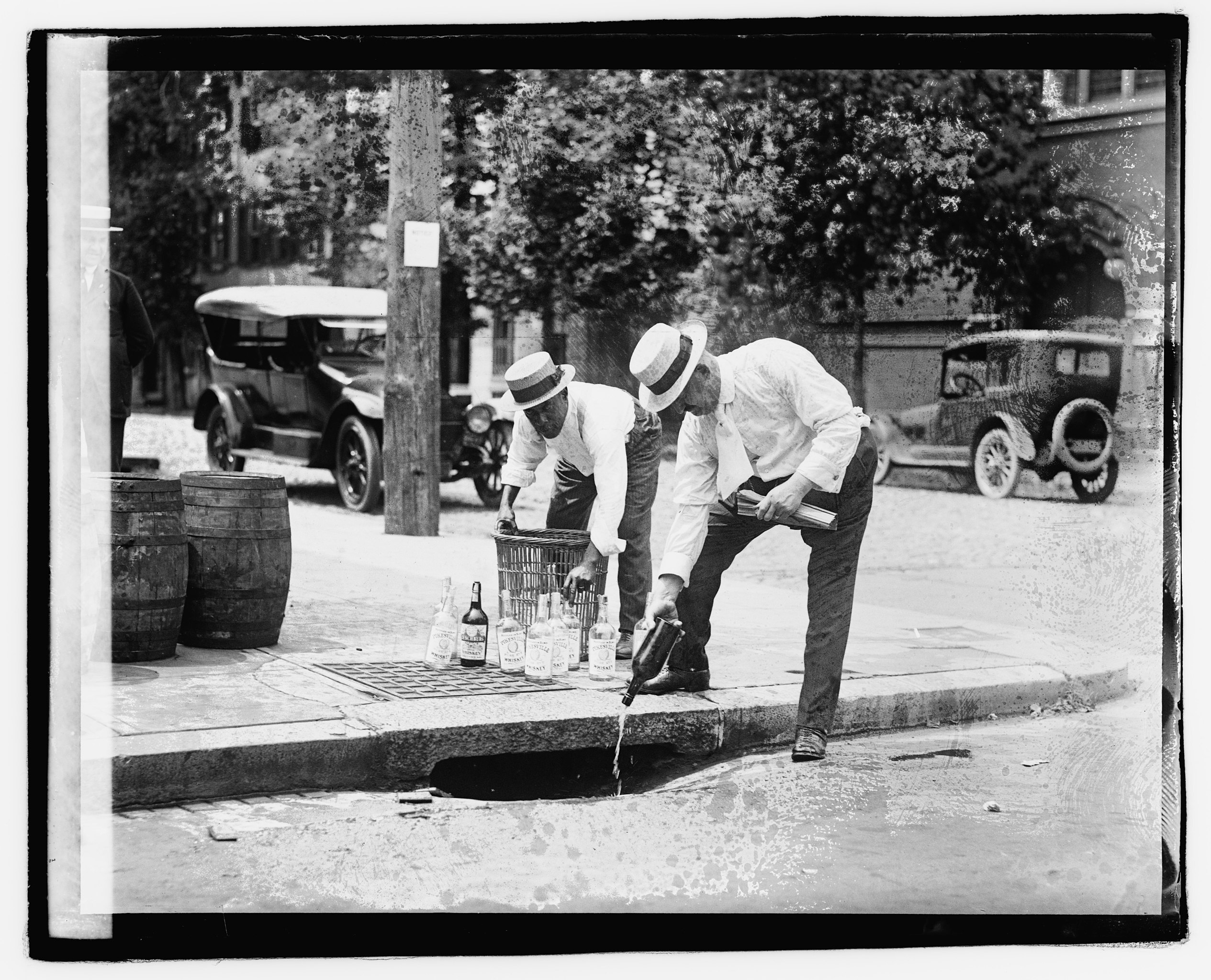 The Prohibition Pour: Discarded Liquor and Open Drains
